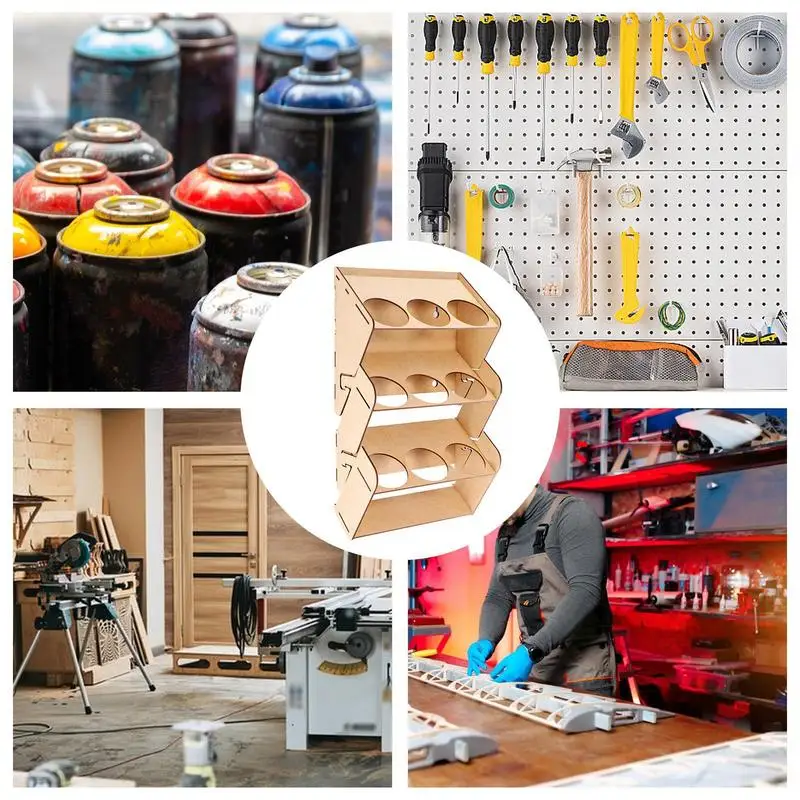 Органайзер для аэрозольной краски настенная стойка органайзер бутылок с краской