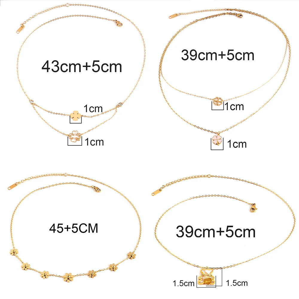 Женское колье с подвеской-бабочкой из нержавеющей стали