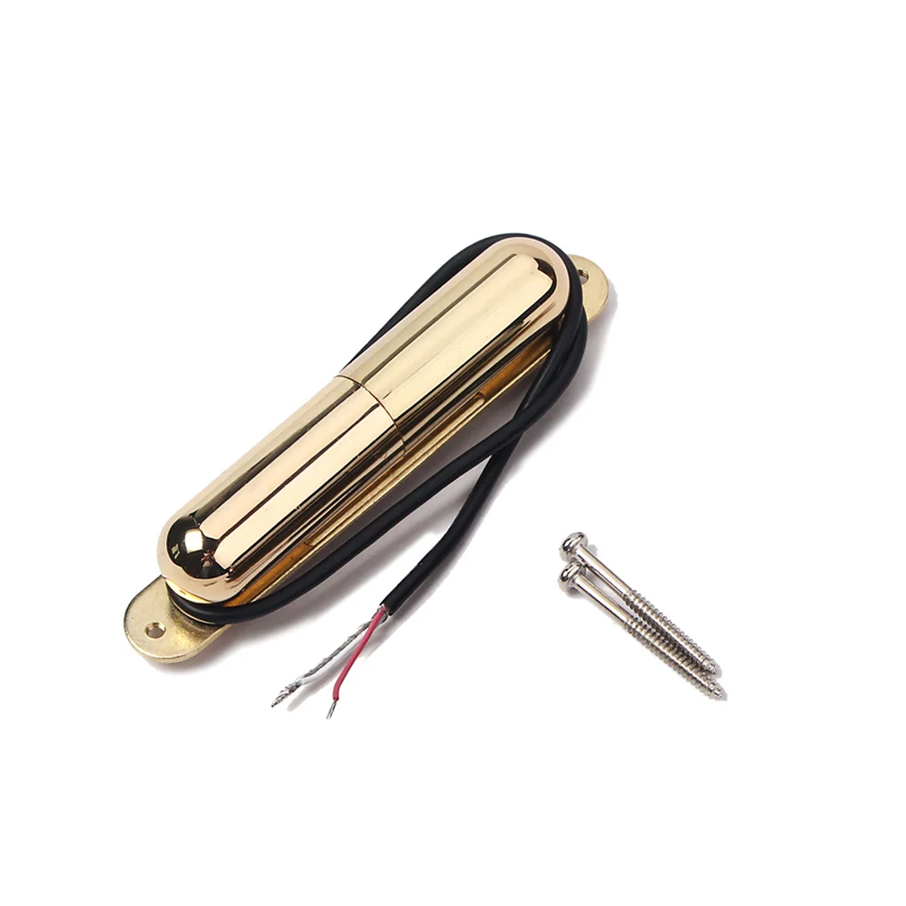 

Pickups Double Output Lipstick Shape Portable Chic Electric Transducer Stability Great Material Humbucker for Guitars