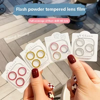 glitter camera lens protector film for iphone 13 12 11 pro max 13 12 mini 13 12 11 acrylic all in one phone lens protective film