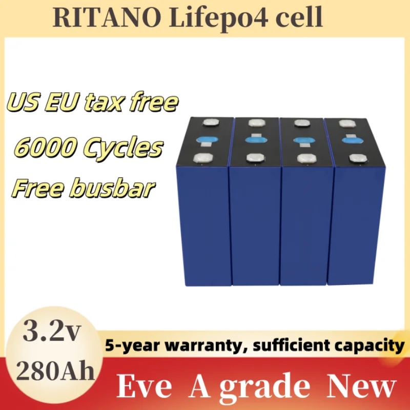 eve 200ah 3 2v призматический 320ah 280ah lifepo4 литиевый аккумулятор для системы питания дома