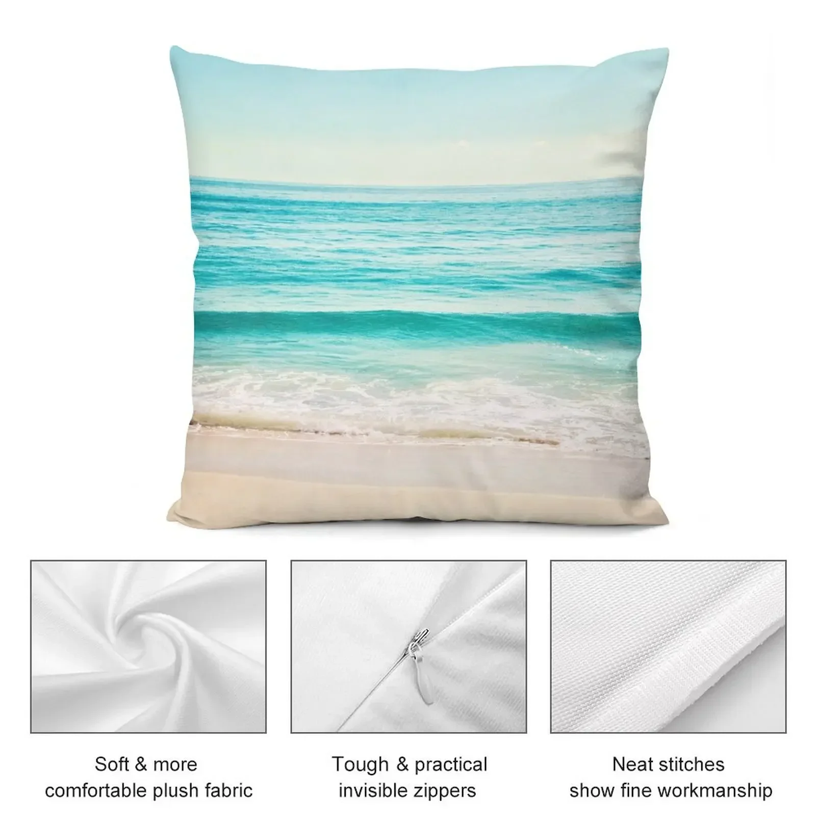 Чехол для подушки Ocean Turquoise Aqua Fujian