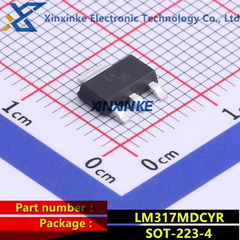 

LM317MDCYR SOT-223-4 ( Marking:L4 ) Linear Voltage Regulators 3-Terminal Adjustable Pos. Power Management ICs Brand New Original
