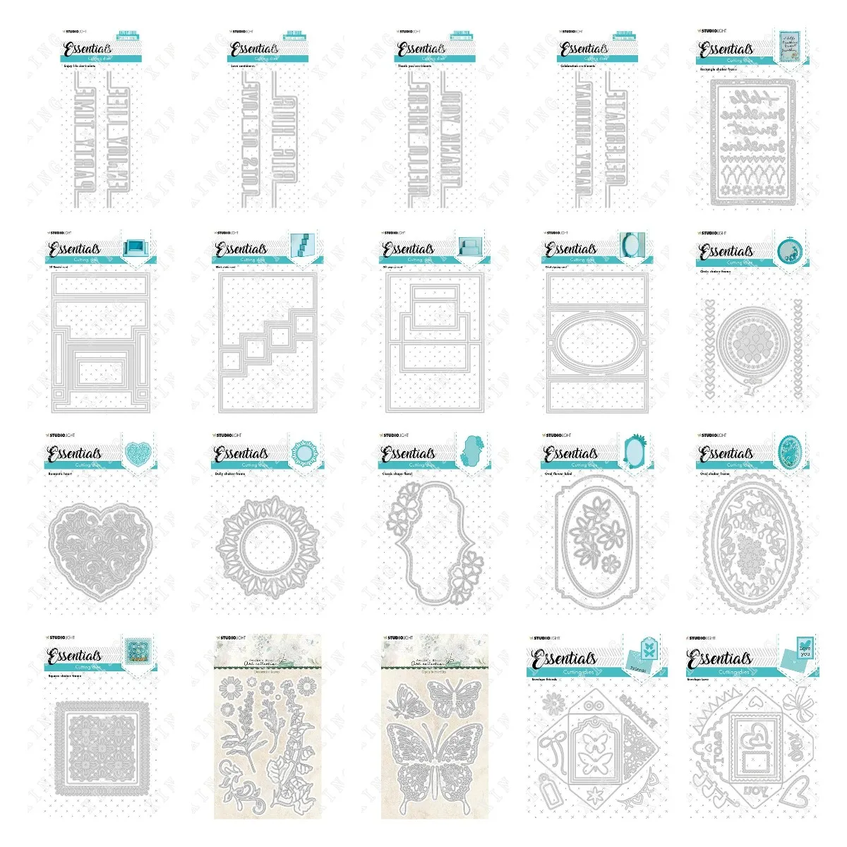

Circle Oval Love Butterflies Leaves Heart Flower New Metal Cutting Dies Scrapbook Diary Decoration Stencil Embossing Template