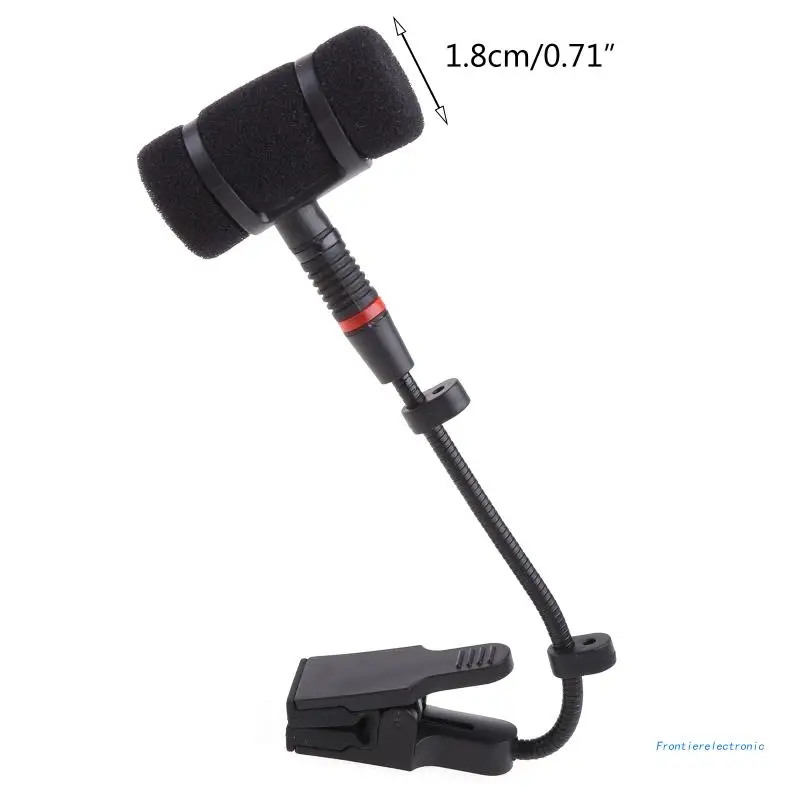 

High-strength Saxophone Mic Clip Holder Broad Compatibility for Live Streaming Music Making,Voice Record,Singing DropShipping