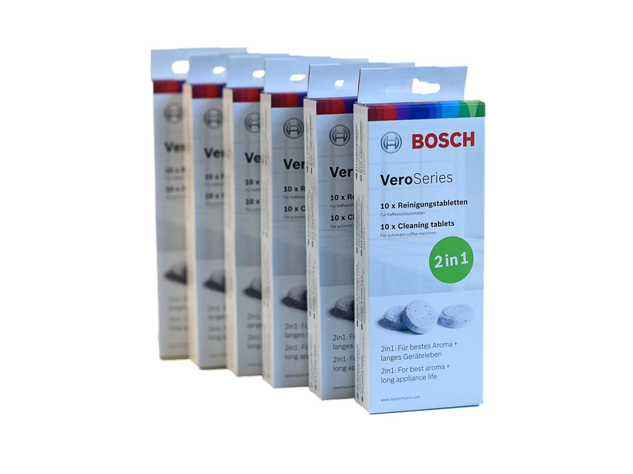 Набор таблеток Bosch TCZ8001 MultiPack XL для очистки кофемашин от эфирных масел - купить по