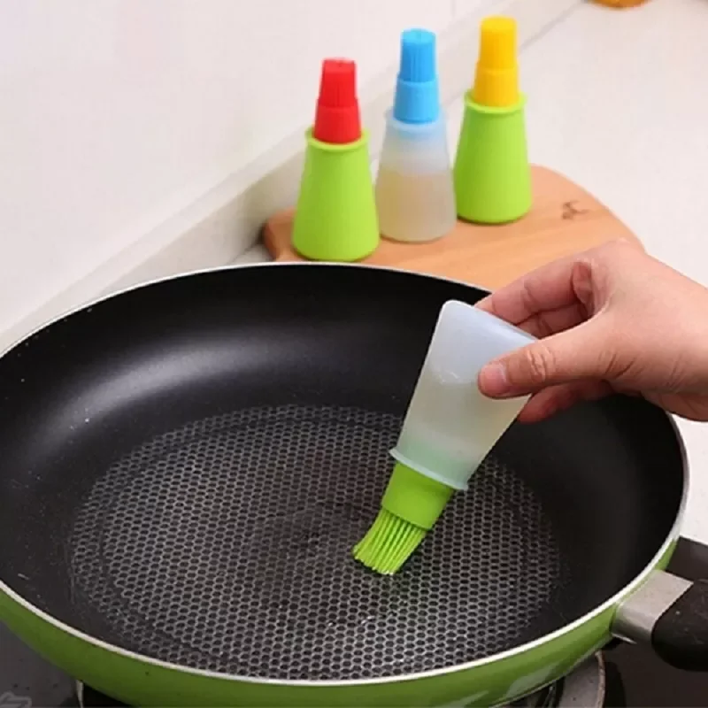 

1 pc Silicone Oil Brush Baking Brushes Liquid Oil Pen Cake Butter Bread Pastry Brush BBQ Utensil Safety Basting Brush