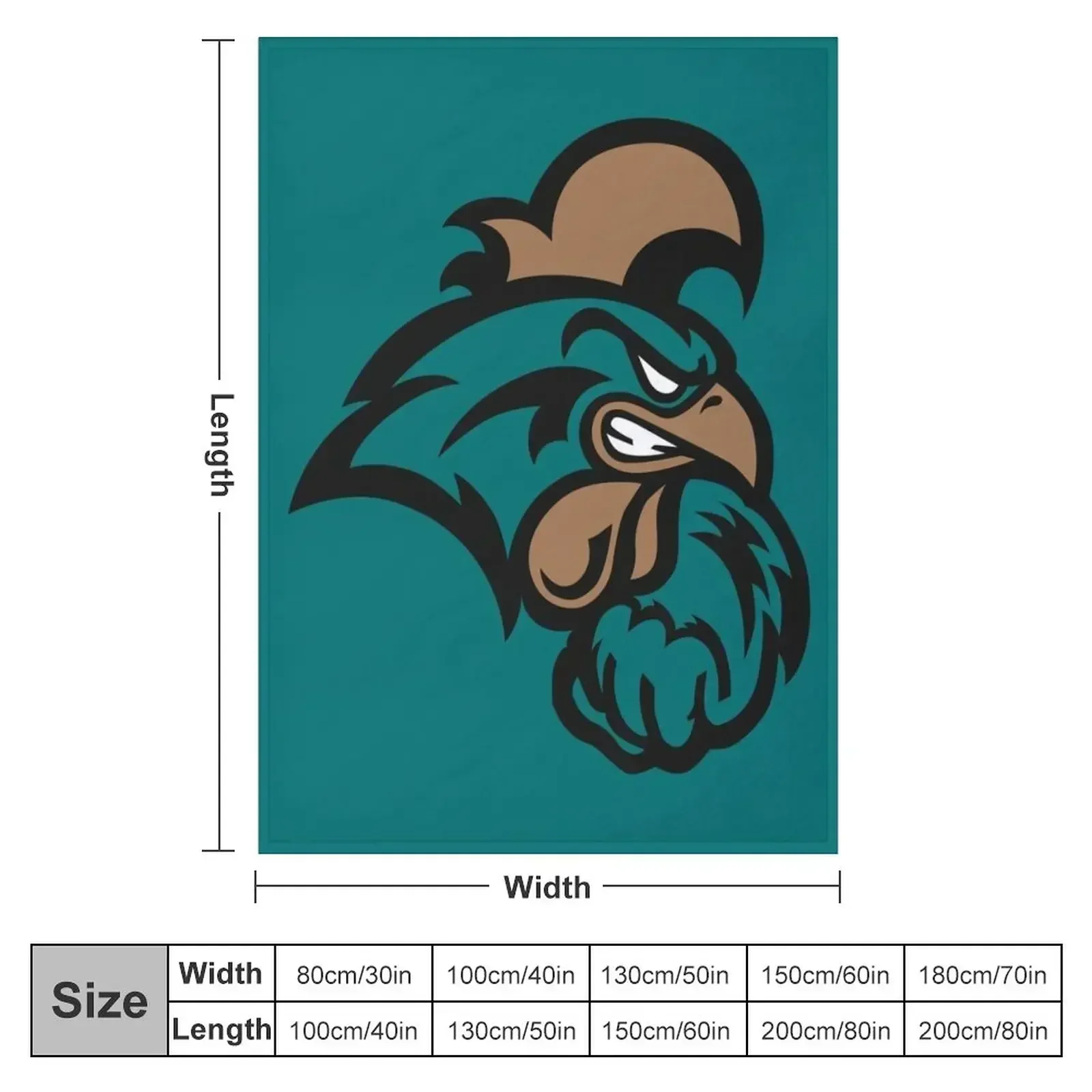 Одеяло The Coastal Carolina Chanticleers мягкие кровати тонкие одеяла люксового бренда