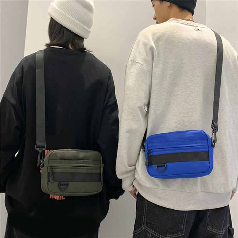 

Casual Women Crossbody Bags Summer New Solid Color Shoulder Bag High Quality Men Messenger Bag