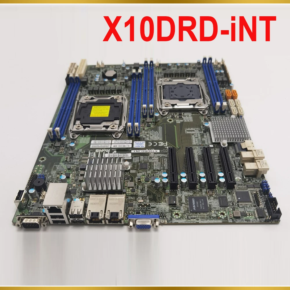 

X10DRD-iNT For Supermicro PC Motherboard E5-2600 v4/v3 Family Processor Internal NVMe Ports (PCI-E 3.0 x4) LGA2011 DDR4