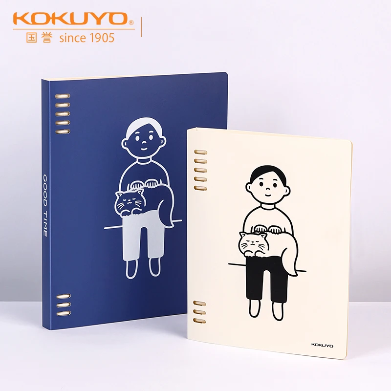 

Japan Kokuyo & Noritake Joint Limited Loose-leaf Book GOOD TIME 8 Hole 8mm Line Notebook School Supplies