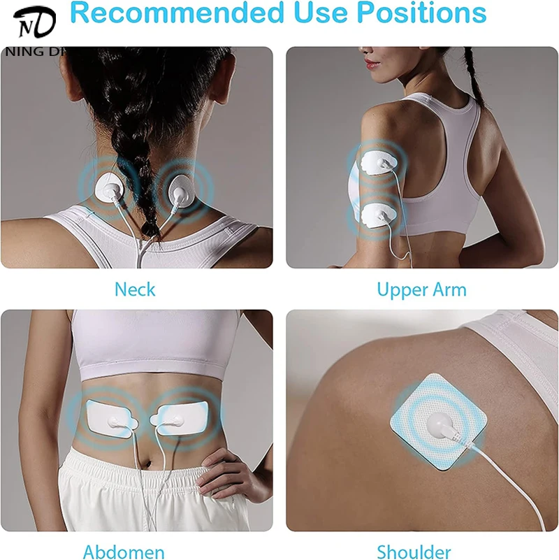 5x5 см десятки блоков 4 шт. сменные детские накладки накладок для электротерапии