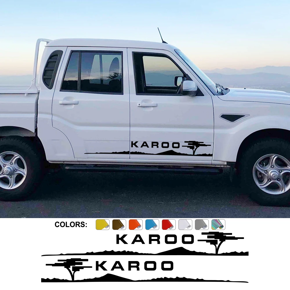 Наклейка на дверь и боковую юбку пикапа для Mahindra Karoo S6 S10 S11 графика грузовика
