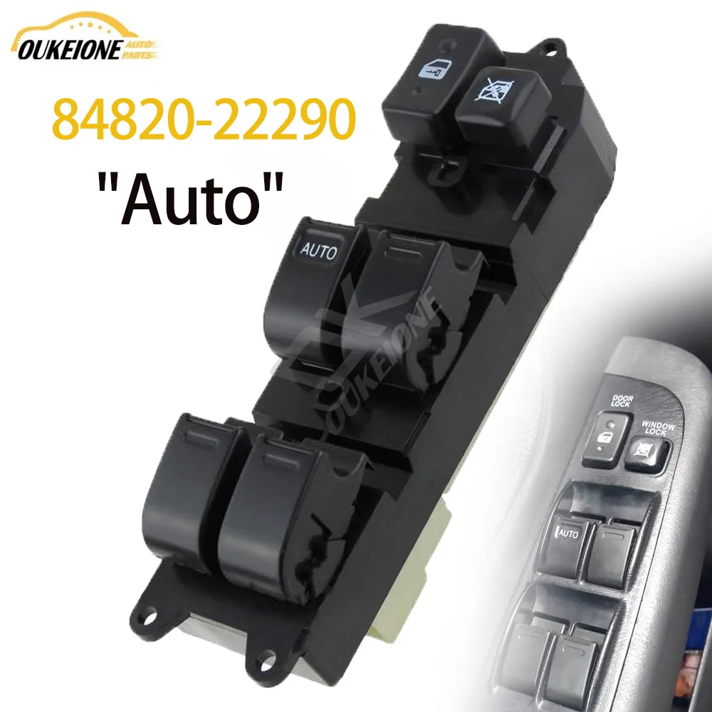 

84820-35010 Кнопка переключения переднего левого стекла для Toyota Carina E Hilux 4Runner Truck Land Cruiser Lexus LX450 84820-22290