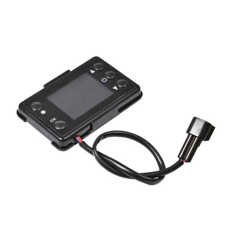 

12V/24V LCD Display Switch Controller For Automobile Diesel Air Heater Remote Control Pairing Regular Start Or Stop