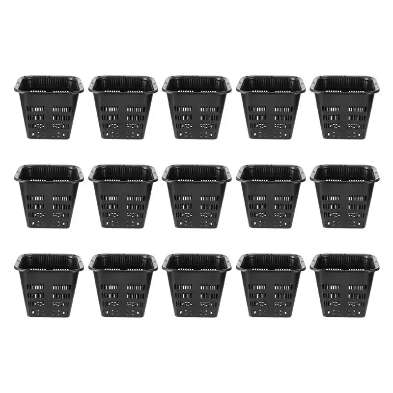 

15 Pcs Root Control Flower Planting Pots Hydroponic Flowerpot Plastic Flower Planter