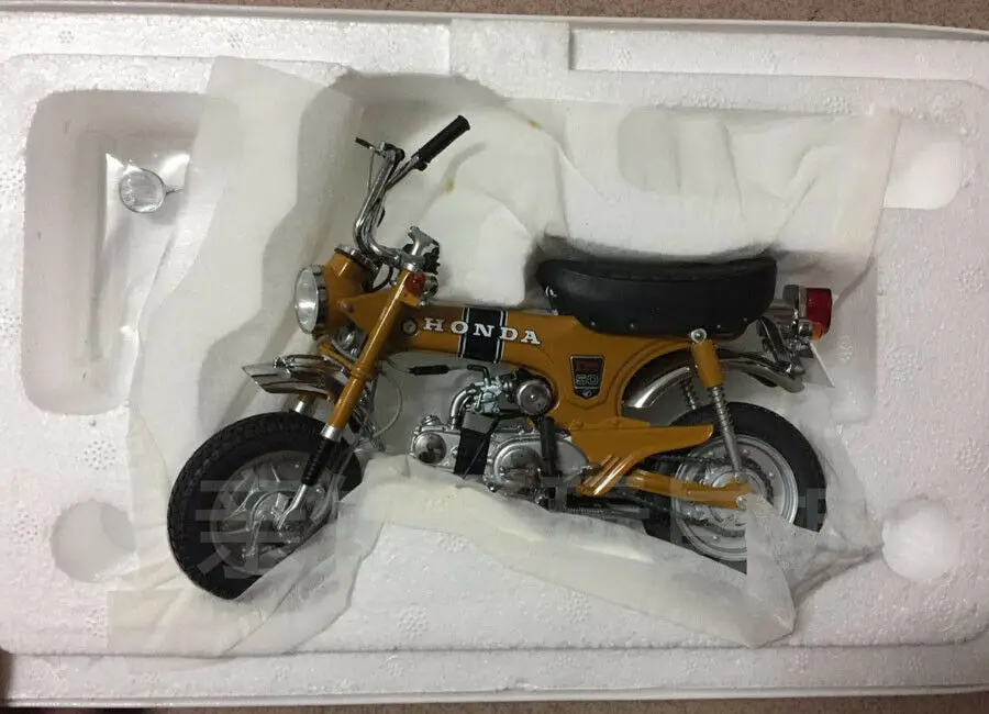 

Модель мотоцикла Ebbro Dax Honda ST50 1969, масштаб 1:10, литая модель, игрушечный велосипед, Новый в коробке