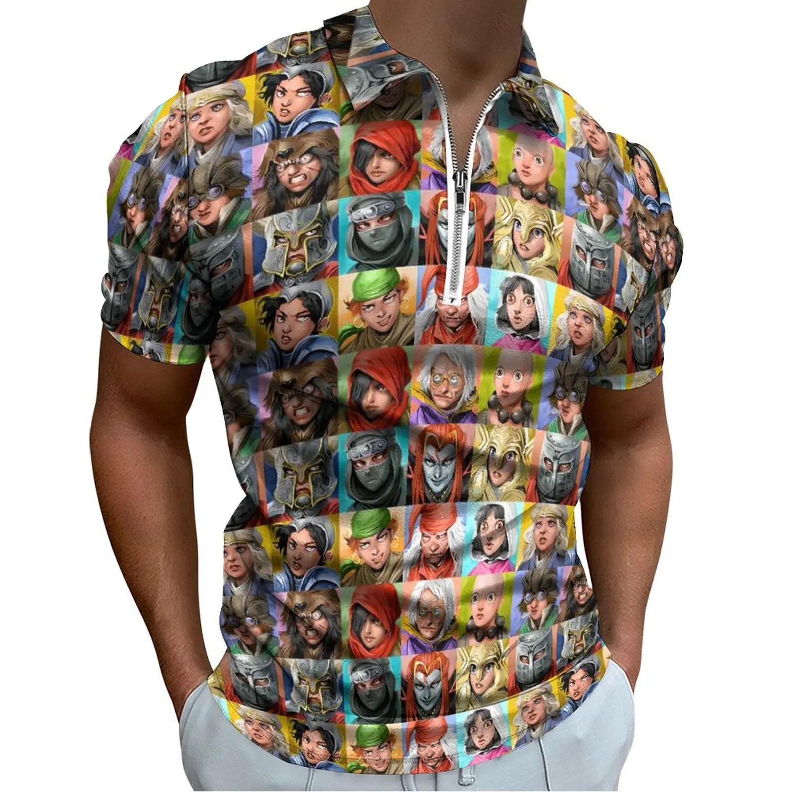 

Queens And Knights Casual Polo Shirts Wizards T-Shirts Men Short Sleeve Graphic Shirt Summer Funny Oversize Clothes Gift Idea