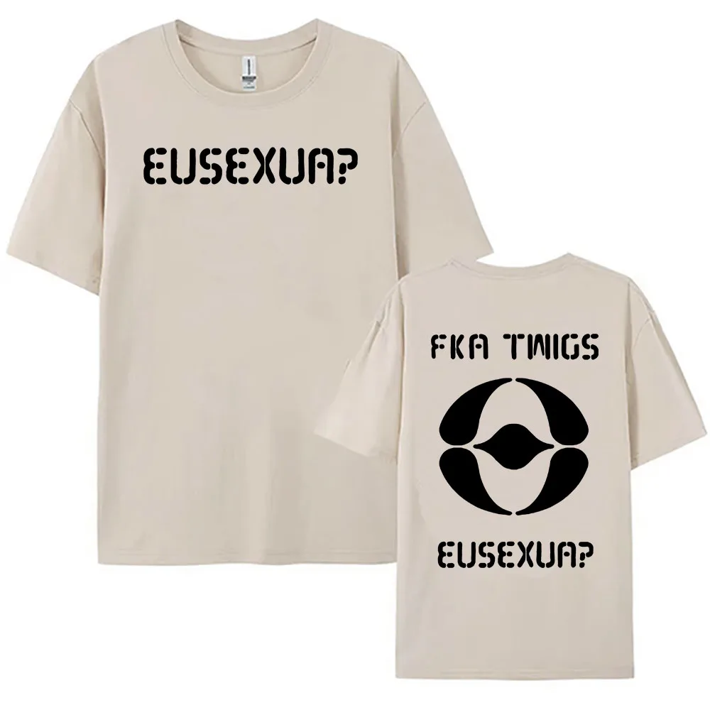 Футболка FKA Twigs EUSEXUA, хлопковые женскиемужские футболки с короткими рукавами, повседневная футболка в стиле Харадзюку с круглым вырезом, мягкие футболки высокого качества для девочек (art.: 3920c99f754da) - 3920c99f754da