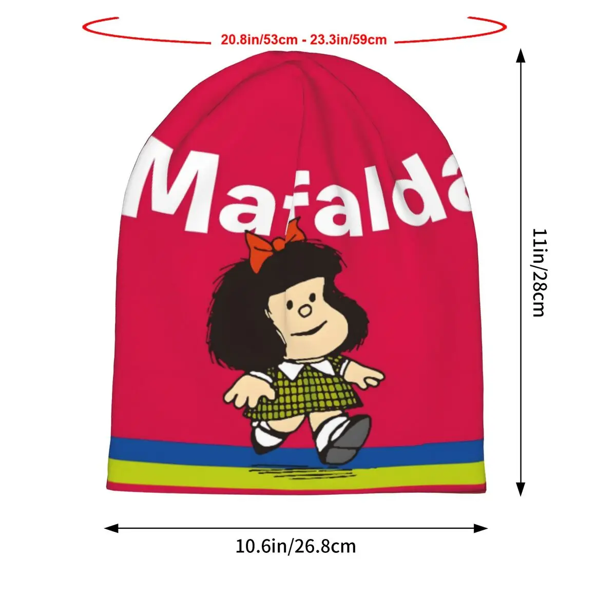 Mafalda милые друзья комикс Chracters (2) чепчик унисекс тонкий Велоспорт двойной слой