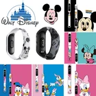 Новый браслет с Микки и Минни Маус для браслета Mi Band 6 5 4 3 NFC