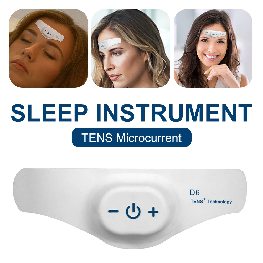 

Migraine Relief Head Massager Insomnia Sleep Instrument TENS Microcurrent Sleep Aid Device Pressure Head Pulse Massager Device