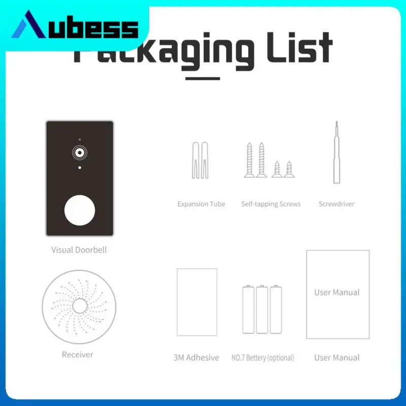 

Infrared Night Vision Wifi Outdoor Wireless Button Doorbell Tuya Wifi Home Security Alarm Camera Wireless Doorbell Smart Home