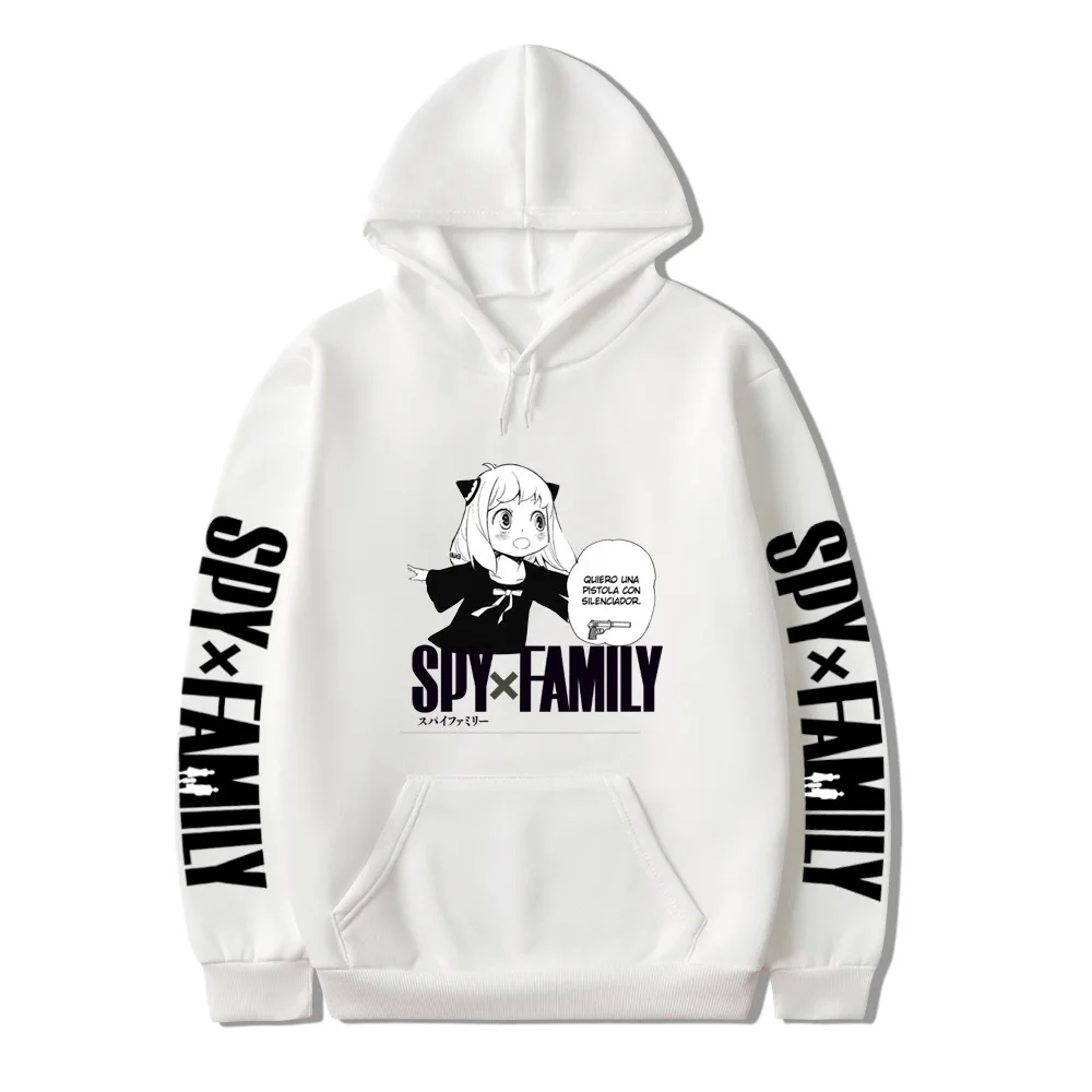Толстовка с принтом Spy X Family в стиле аниме модная женская городская уличная одежда