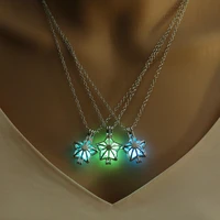 new luminous star pendant necklaces for women men teens trendy creative fluorescent hollow star pendant necklace fashion jewelry