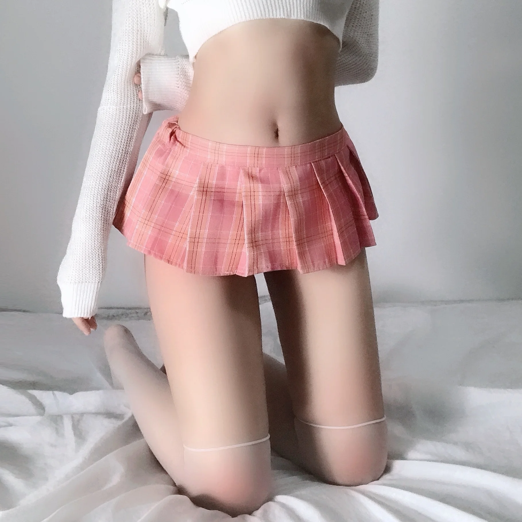 

Women's Mini Pleated Skirt, Japanese Style, Sexy, Schoolgirl, Cheerleading, Nightclub Party, Super Mini Pleated