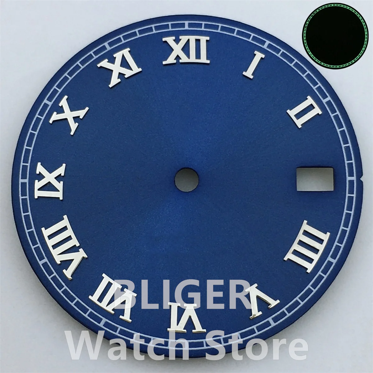 Циферблат BLIGER 29 мм циферблат для часов Sunburst черный синий розовый кофейный белый