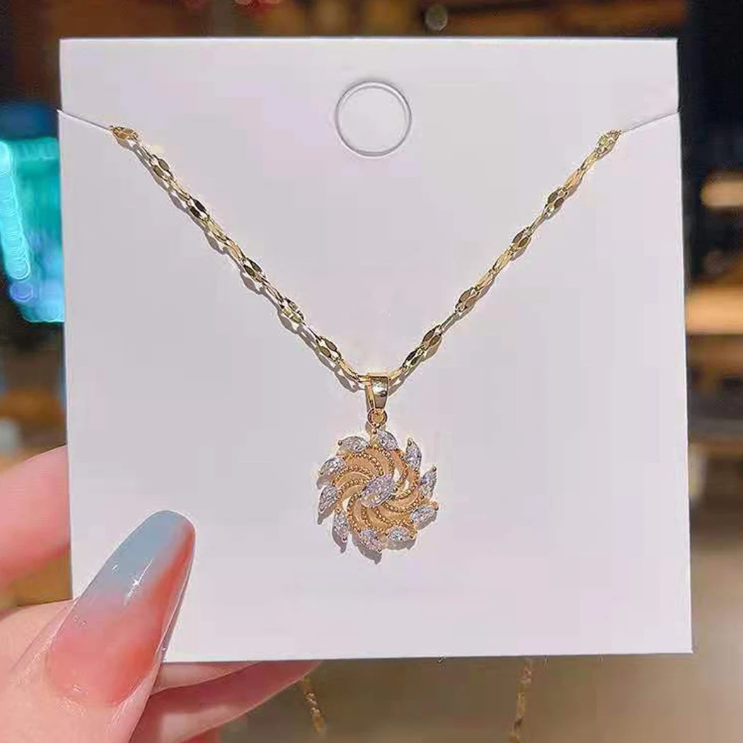 Модное ожерелье с подвеской в форме фейерверка изящное цепочка Ожерелье Стразы