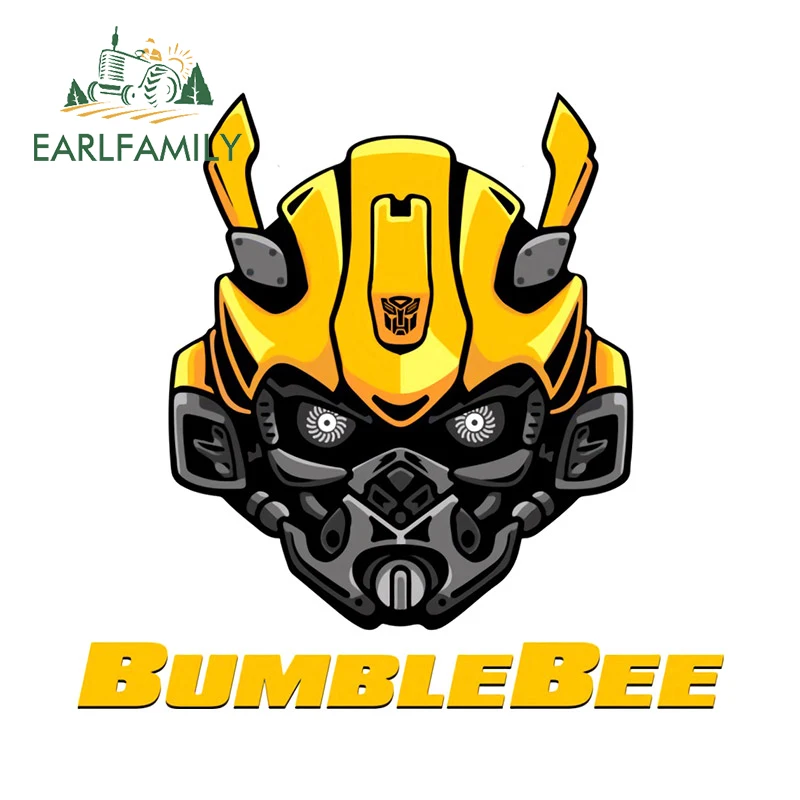 

EARLFAMILY 13cm x 12.4cm Car Stickers for BUMBLEBEE Graffiti Surfboard Decal Waterproof Motorcycle Windows Laptop RV JDM Sticker