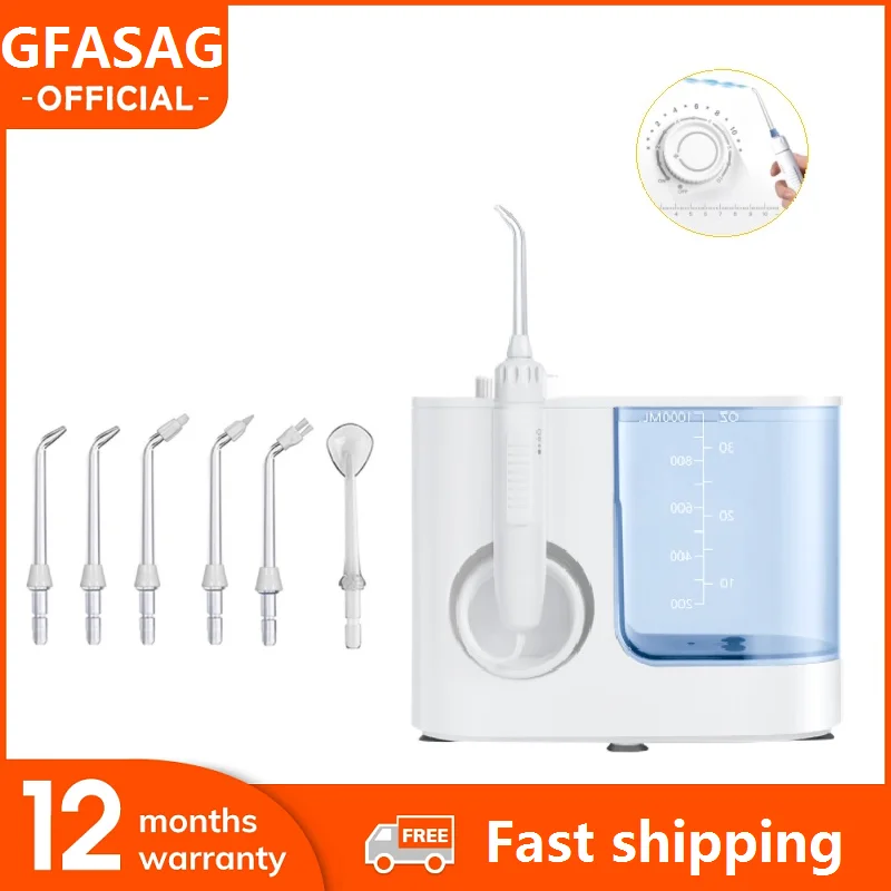 

Oral Irrigator 10 Modes Dental Water Flosser Electric Cleaner 1000ml Oral Hygiene Dental Flosser Water Flossing Home Oral Care