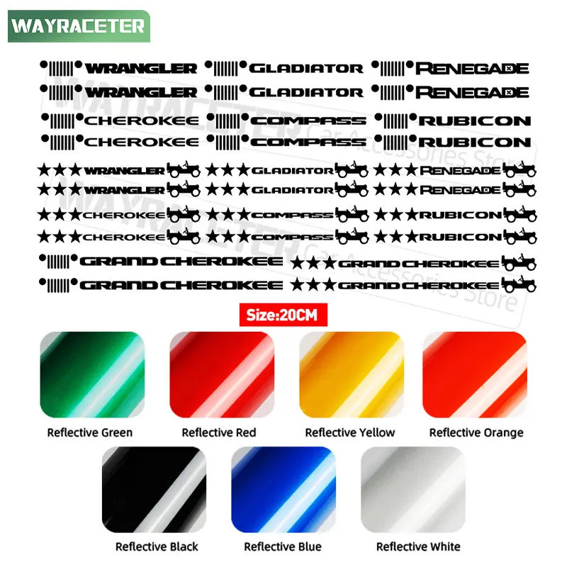 Светоотражающая наклейка на окно автомобиля кузов 1941 г. графическая Willys для Jeep