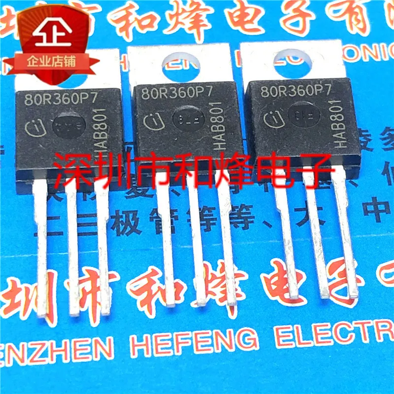 

10pcs 100% orginal new IPP80R360P7 MOS FET 800V 13A TO220-3