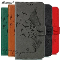 feather embossing wallet flip cases for motorola g7 play g7 power z4 play one pro one zoom back cover for moto e6 play g8 plus