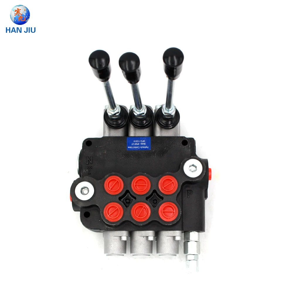 

3 spool 21gpm Sanitation vehicle directional control valve