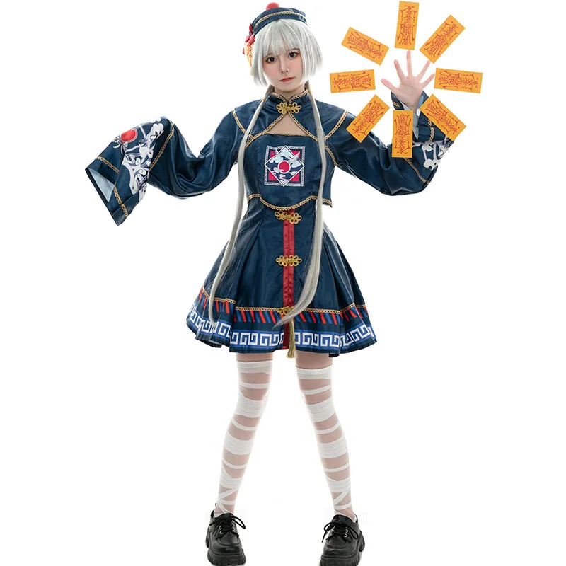 Фестиваль Косплей Хэллоуин новый стиль аниме косплей костюм зомби призрак