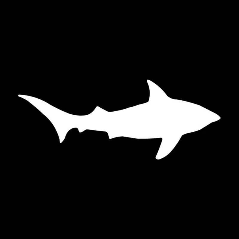 Черные/серебряные царапины на крышке автомобиля с акулой рыбой декоративные