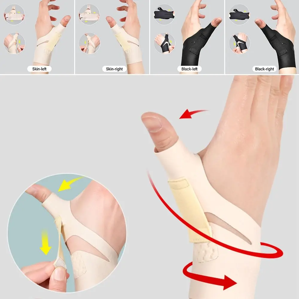 

Черный кожух для сухожилий, кожух для запястья, эластичный бандаж для поддержки большого пальца, новый компрессионный рукав для большого пальца при артрите, тендинит