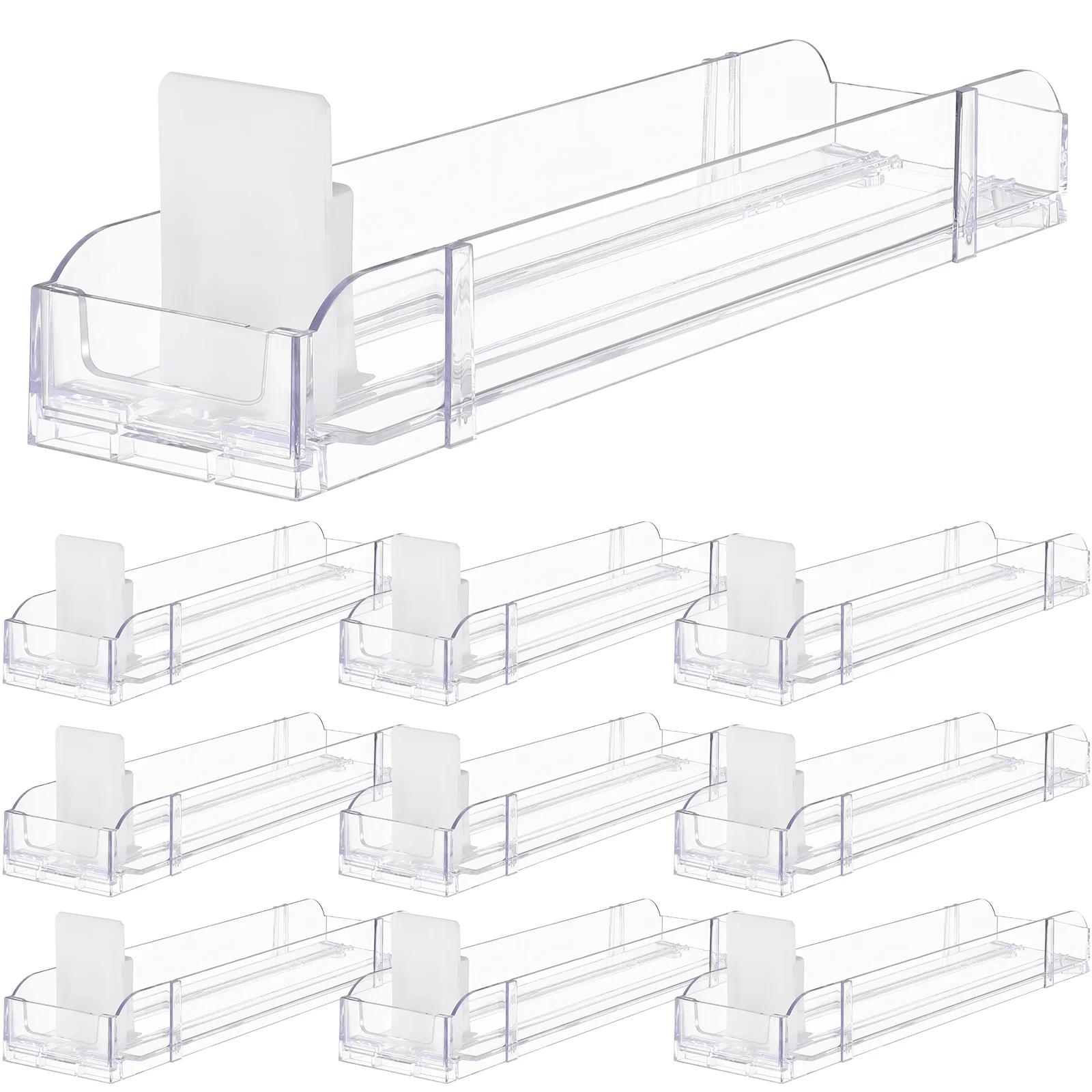 

10pcs Transparent Convenient Acrylic Showcase Stand Display Rack for Shop Store
