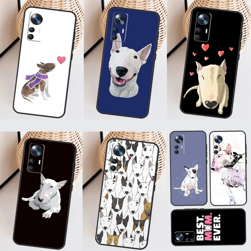 Чехол с собакой Бультерьера для POCO X3 X5 Pro M5 M5s F4 X4 GT F3 F5 Xiaomi 13T 11T 12T 13 12 Lite 12X