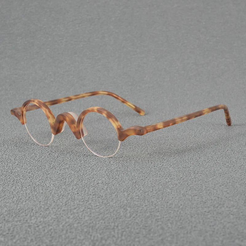 

Модная оправа для очков для мужчин, высококачественные ацетатные Ретро дизайнерские оптические очки для близорукости, женские круглые индивидуализированные очки для чтения