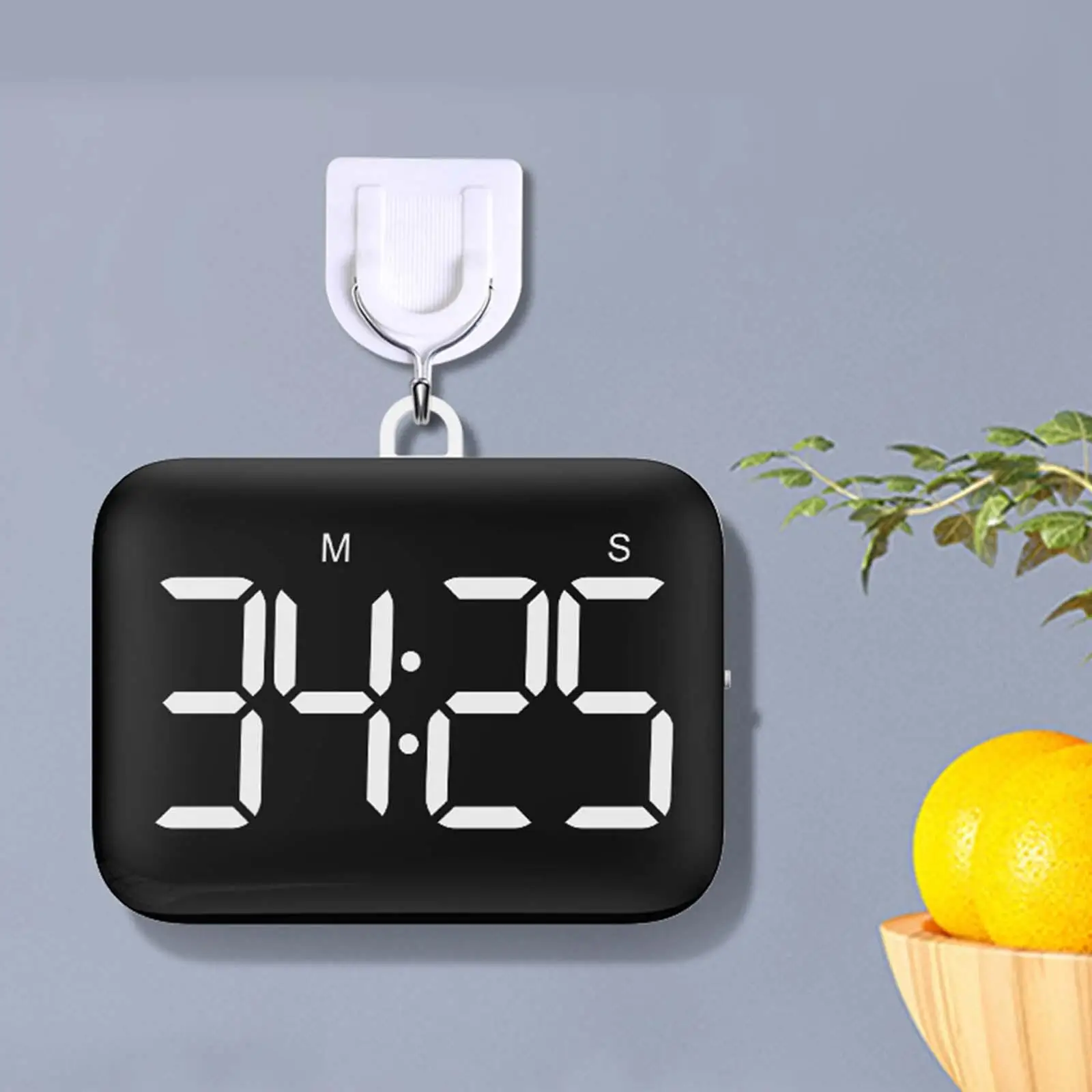 

Mini Digital Kitchen Timer Loud Alarm Count up Countdown Fitness LCD Display