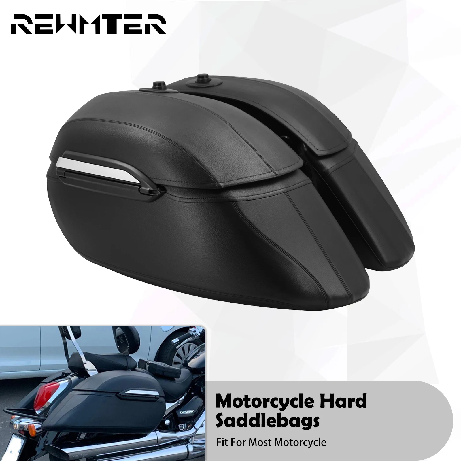 

Багажник мотоцикла, жесткие сумки, седельные сумки, комплект сверхмощных монтажных кронштейнов, водонепроницаемые сумки для Harley, Honda, Yamaha