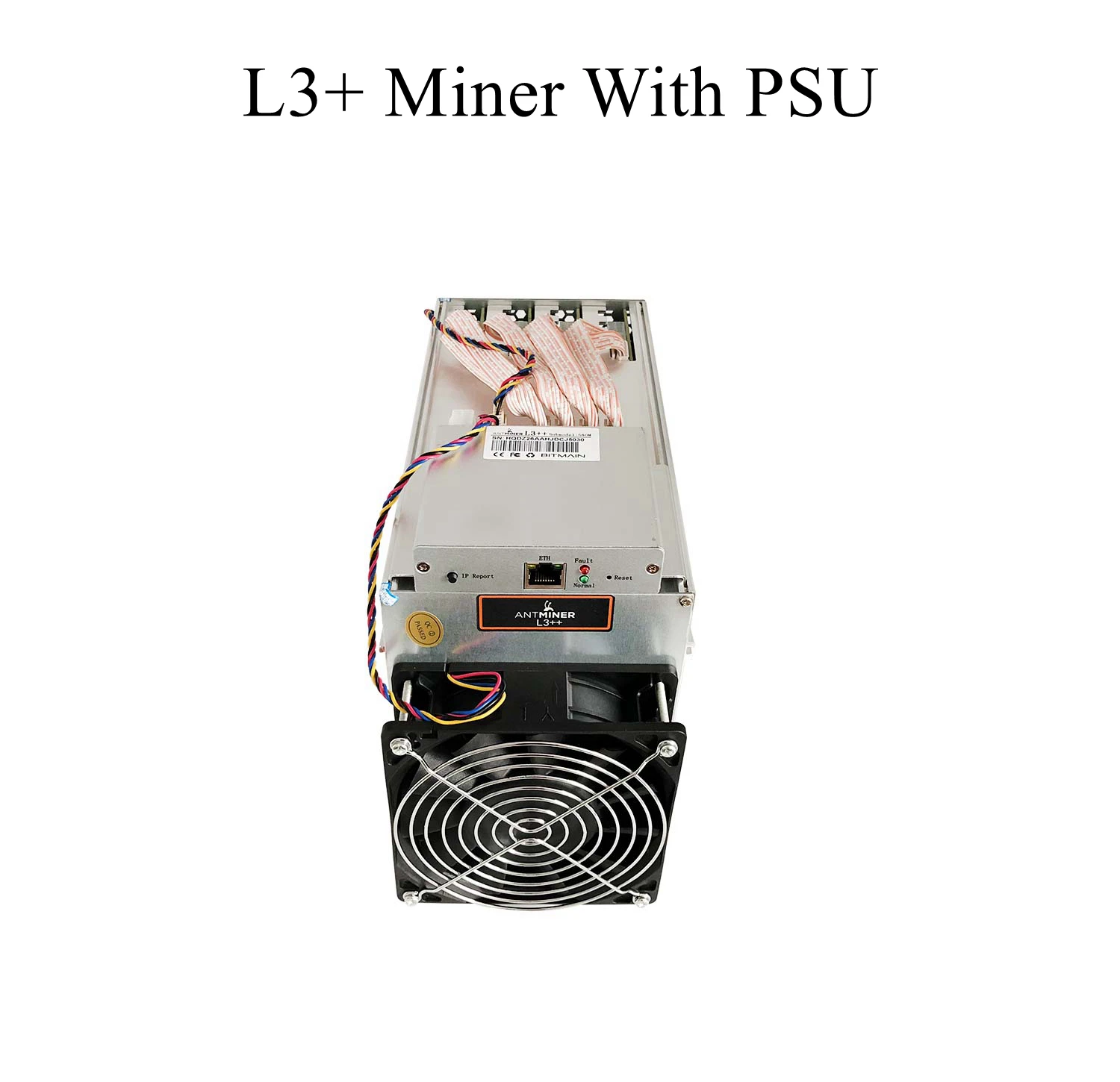 

Used Bitmain Antminer L3+ with PSU Scrypt Asic used bitcoin miner bitminer/L3+ Crypto Hashrate Board Refurbished