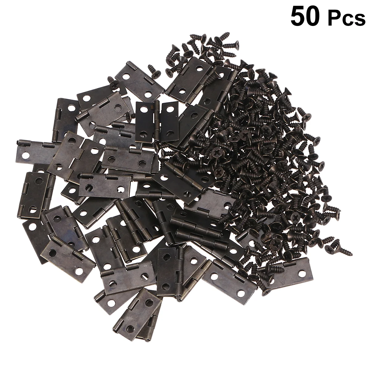 

250pcs Self Closing Door Hinges Door Hinges Black Matte Self Closing Hinges Automatic Hinges Box Hinges Case Hinges