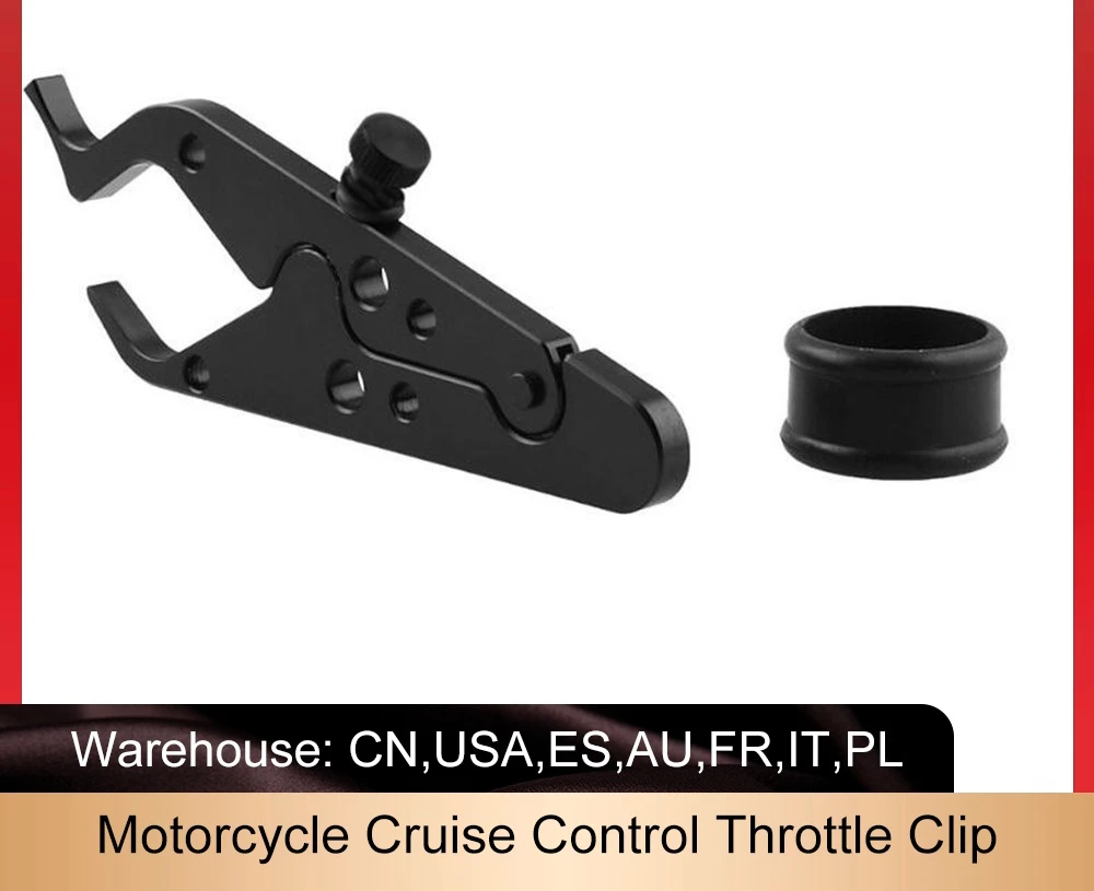 

Motorcycle Cruise Control Throttle Clip Motorcycle Throttle Lock Assist Handle Fixer Universal Motorcycle Modified Parts