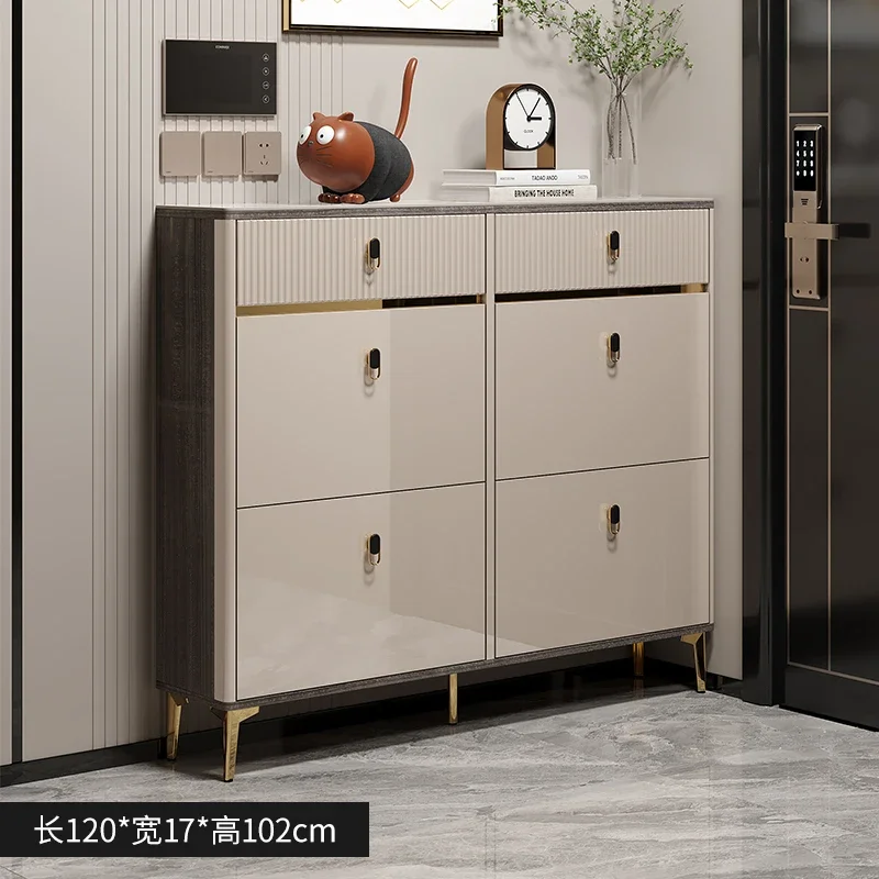 Роскошная полка для обуви прихожей современная пыленепроницаемая ящик Sapateira